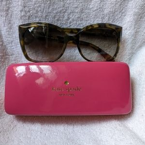 Kate Spade Tortoiseshell Sunglasses with Case